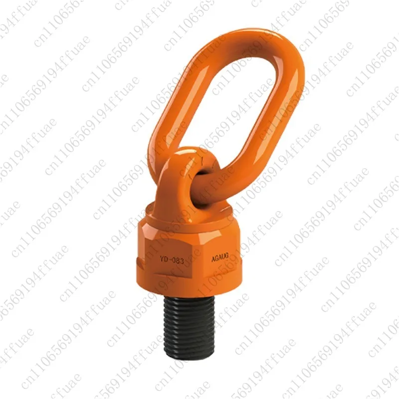 

Universal Swivel Ring 10T High-Strength Swivel Eye Bolt with Side Pull Eye, Gravity 360-Degree Rotating Hook