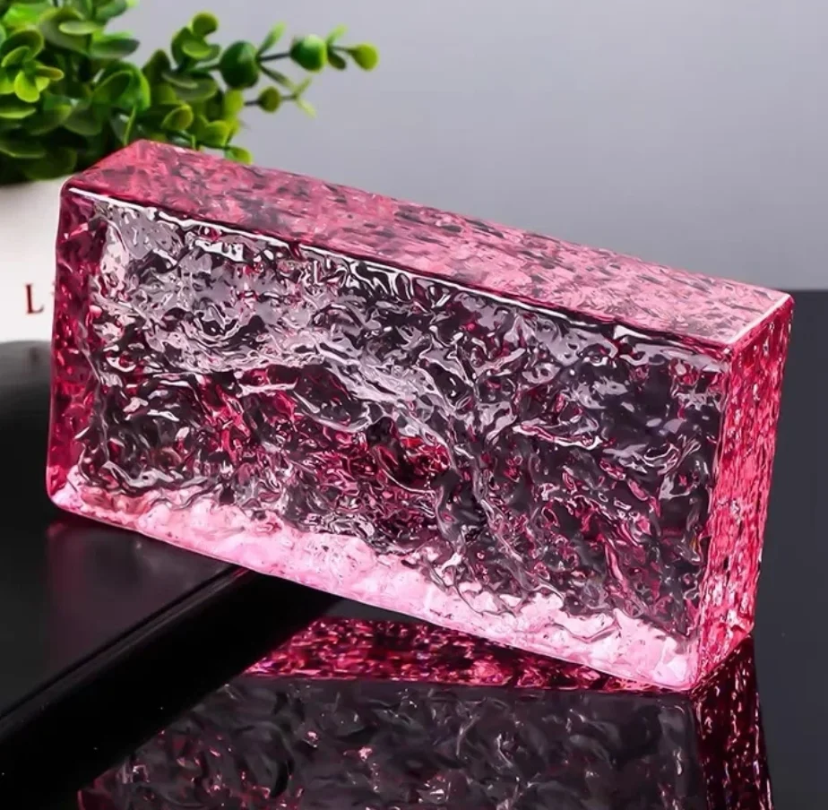Ultra Clear Solid High Strength Modern Crystal Glass Brick Transparent Square Partition Bathroom Bedroom Internet - Famous - view 6