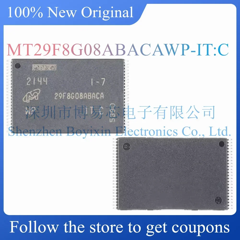 

NEW MT29F8G08ABACAWP-IT:C Original Product TSOP-48