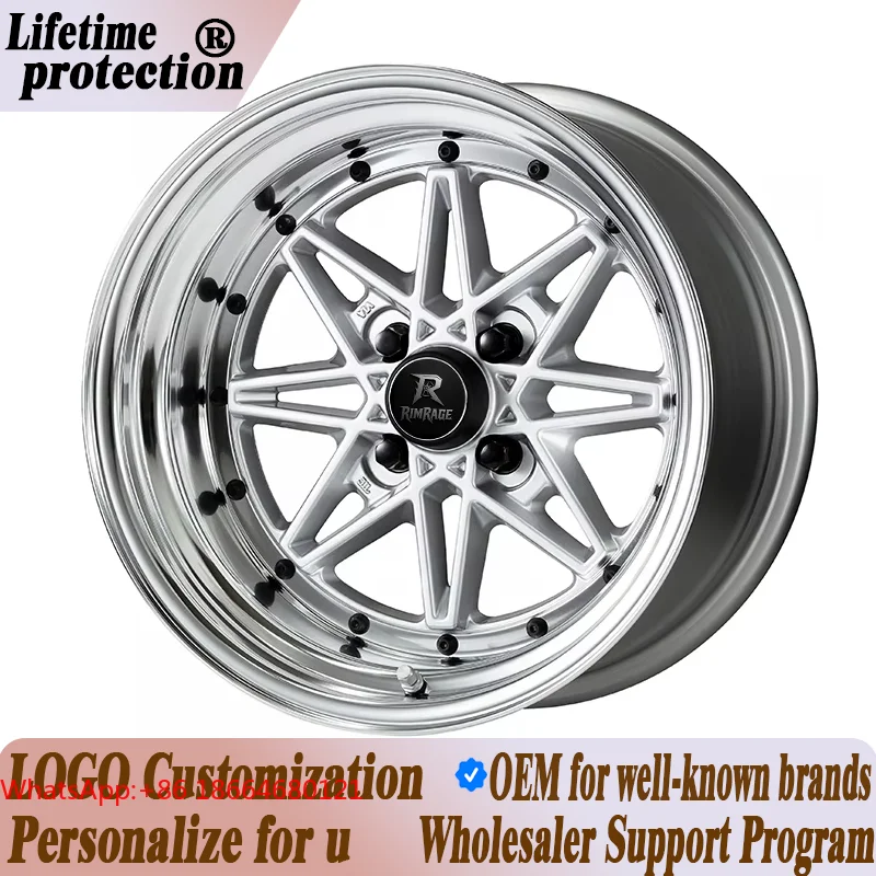 Work Wheels Equip 03 Forged 17-26 Inch Custom Alloy Classic 5 Spokes Deep Dish JDM Retro Style For AE86 E30W205,W213,W166,X156,W
