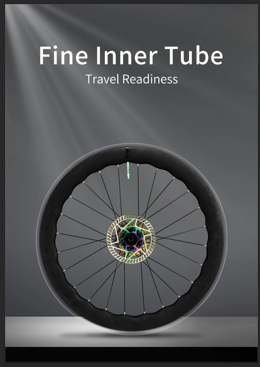 CYDY Rennrad TPU-Schlauch 700x18 23 25 26 27 28 30 32C Fahrradreifen 30G Kamera-Reifen 700C Nachtleuchtendes Ventil – Detail 3