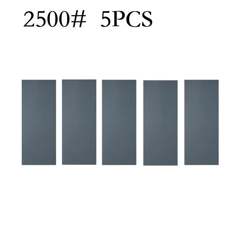 5PCS 9x3.6Inch Wet/Dry Sandpaper Sheets 2000-7000 Grit Silicon Carbide Sandpaper For Wood Metal Polishing Sanding Paper Abrasive