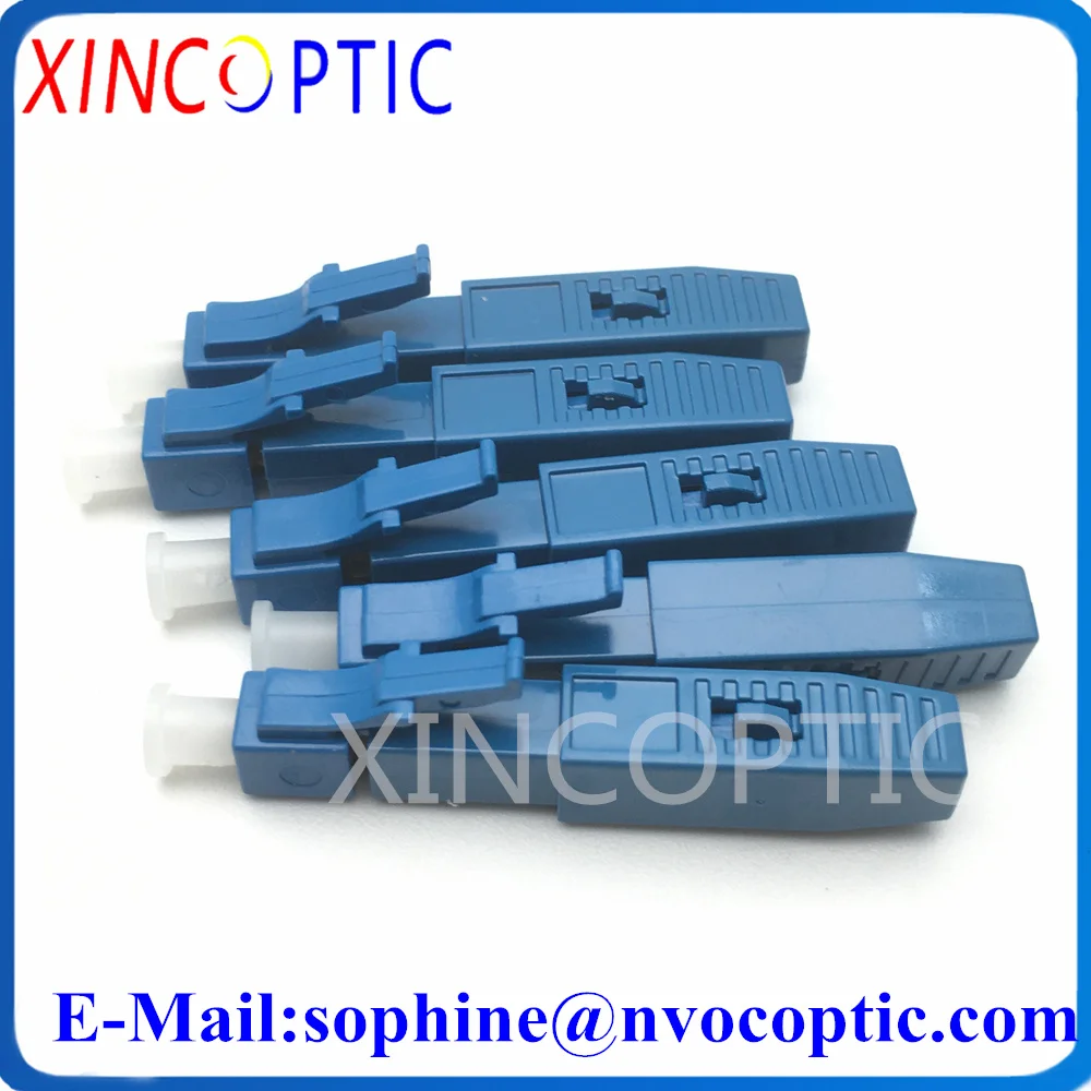 

LCUPC Fast Adapter Single-mode Fit 0.9mm Fibre Optic Quick Connector Embedded Type FTTH LC/UPC Optical