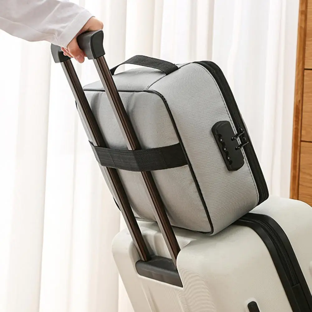 File Organizer Bags Document Home Office Travel Safe BagMulti-Layer Portable Storage For Important Documents Certificates Legal