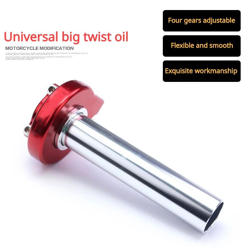 

CNC Aluminum Alloy Quick Turn Twist Throttle Fuel OilHandlebar Control Grips Accelerator For MotorcycleScooter Dirt Bike