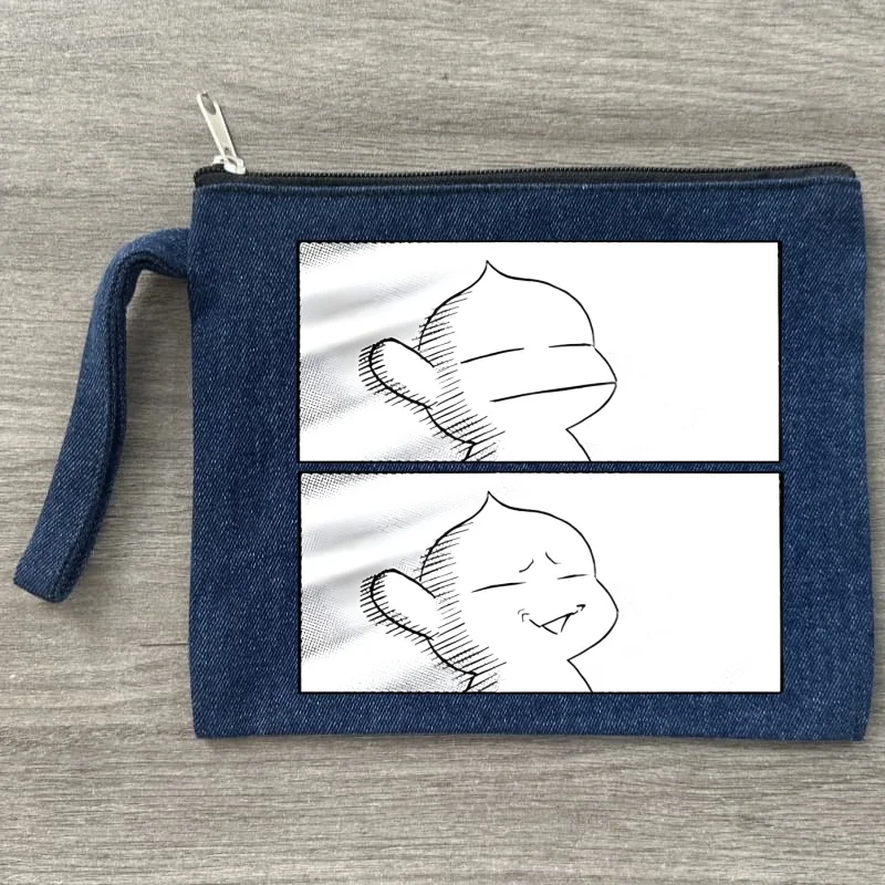 

Berserk Vintage Manga Guts Griffith Cool Manga Women Canvas Denim Cosmetic Bag Cute Makeup Bags Lovely Cloth Wallet Cotton