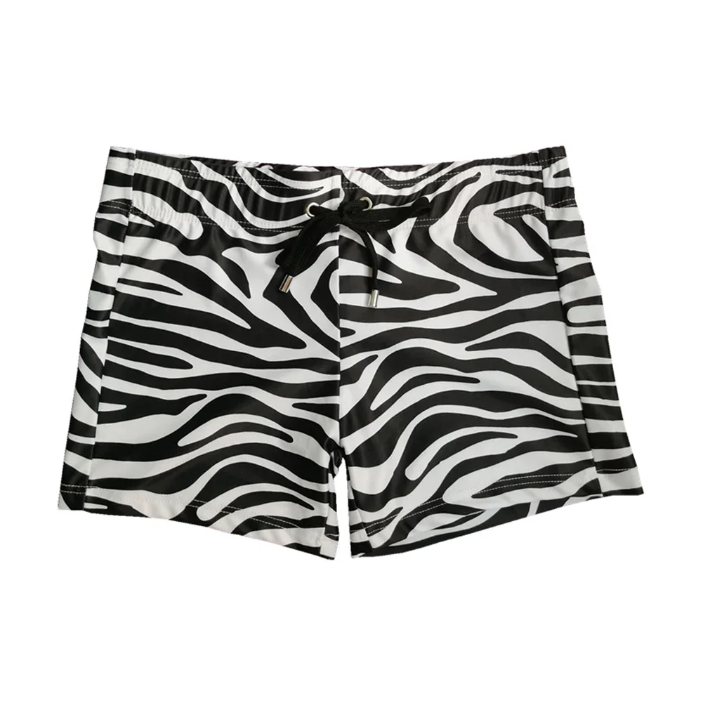 

Men Swim Trunks Men Seimming Europe Flat Angle Flower Tether Hot Spring Low Rise Pants Polyester Pouch Seimming