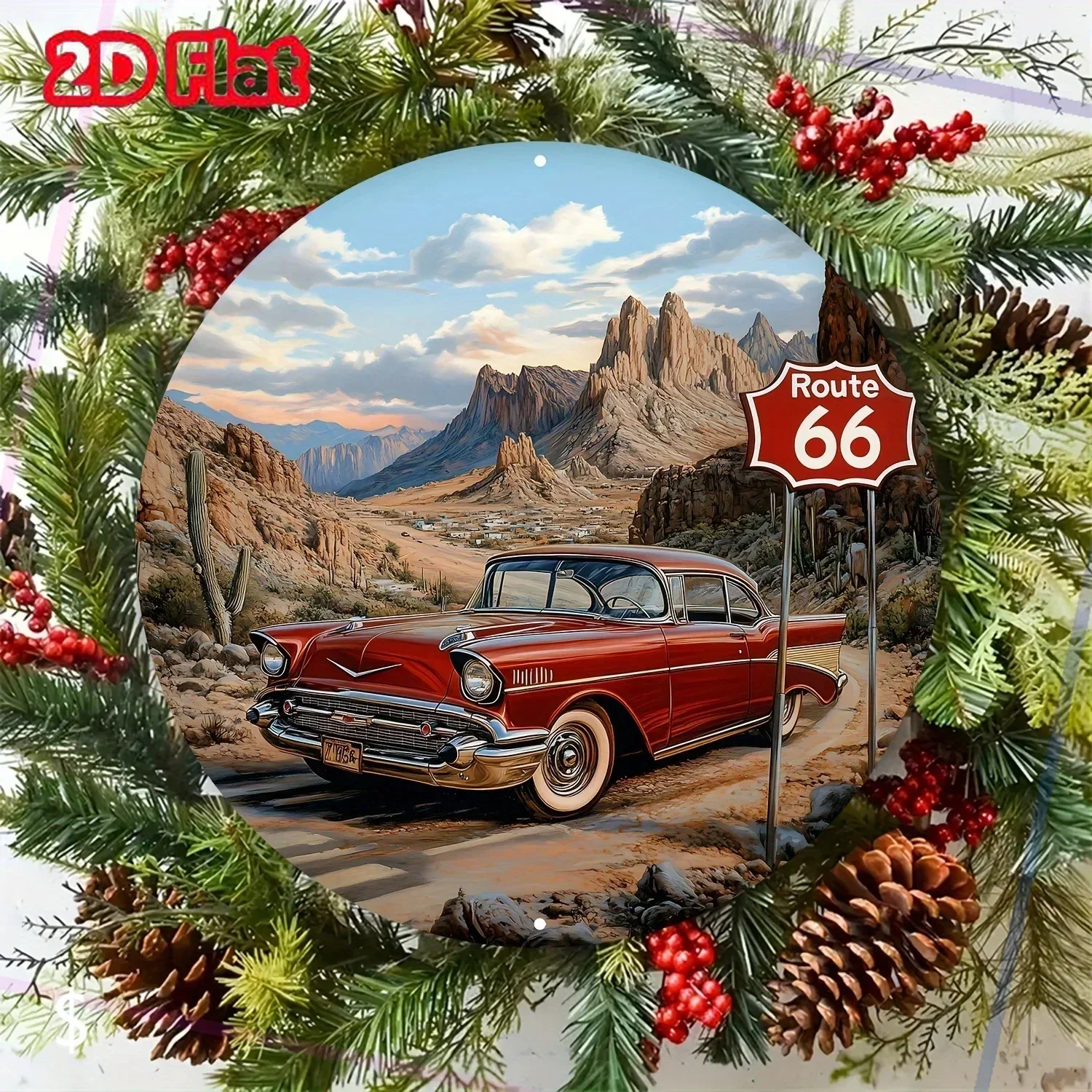 

1 шт., декоративные картины для дома, винтажные алюминиевые настенные рисунки Route 66, декор для дома, офиса, гаража, бара и кафе - металлическое настенное искусство De