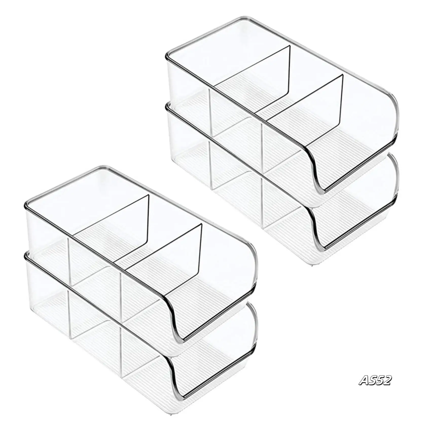 

4Pcs Food Packet Kitchen Storage Organizer - Holds Spice Pouches, Dressing Mixes In Pantry, Cabinets Or Countertop