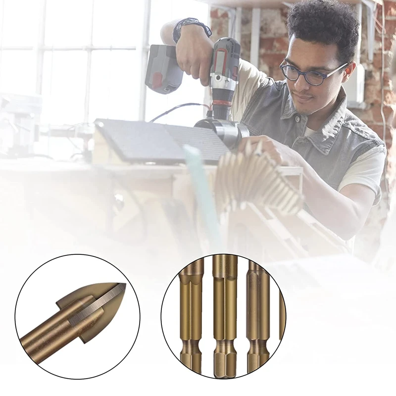 

Высокое качество-10 шт. эффективный универсальный сверлильный инструмент, многофункциональные инструменты для сверл из крестового сплава, набор твердосплавных сверл, 10P