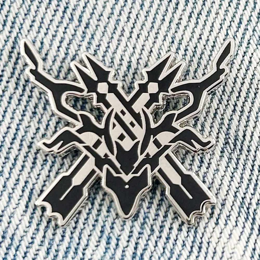 Honkai: Star Rail The Hunt Logo Badge RGP Peripheral Lapel Pin Gamer Gift Collect Souvenirs