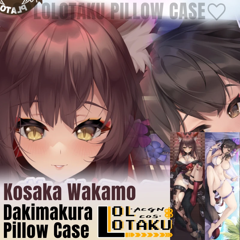 

Kosaka Wakamo Dakimakura Blue Archive Sexy Full Body Hugging Pillow Case Cushion Cover Otaku Pillowcase Home Bedding Decor Gift