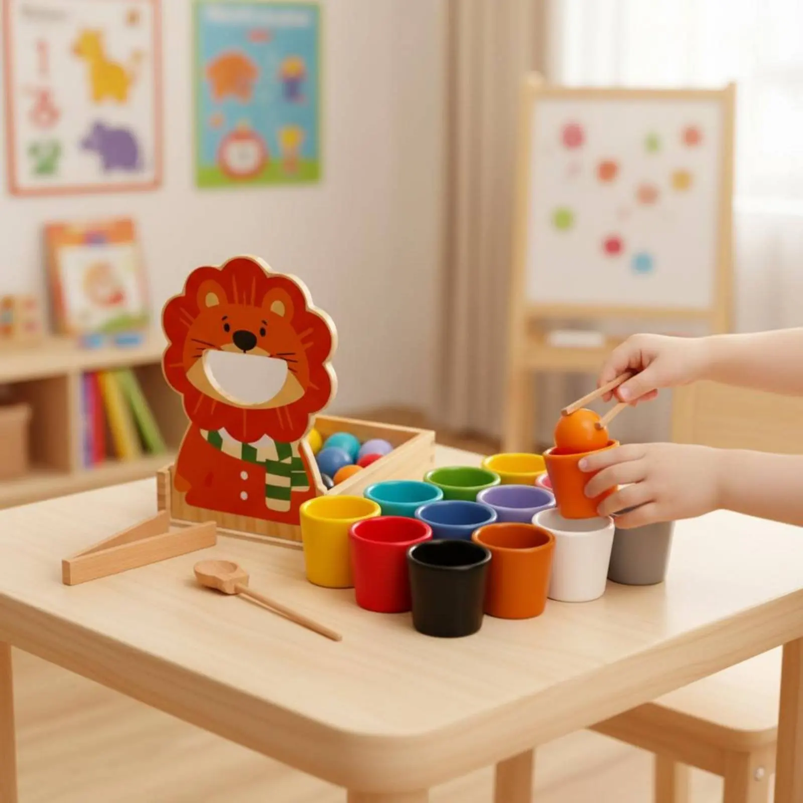 gioco-di-classificazione-dei-colori-con-sfera-e-contenitore-per-la-coordinazione-occhio-mano-e-l'allenamento-della-motricita-fine-dei-bambini