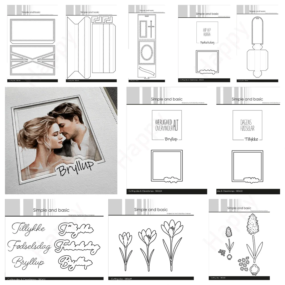 

Birthday And Wedding Card Die Metal Cutting Dies Stamps For DIY Scrapbook Photo Album Handmade Paper Card Decoration Craft 2026