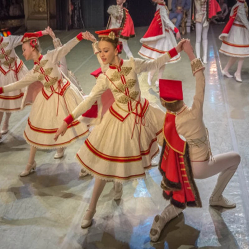 Traje de Ballet Ruso Personalizado para Mujer, Traje de Fiesta de Graduación Escolar para Hombre