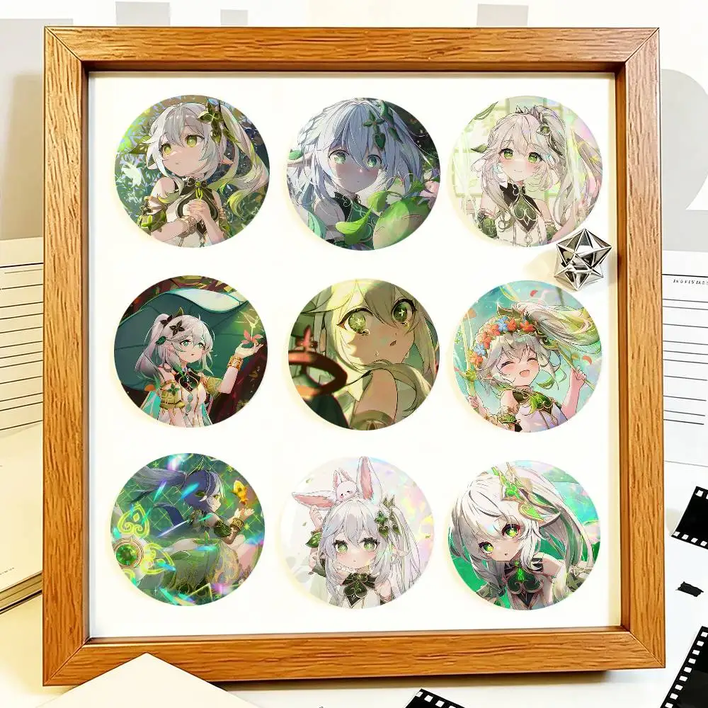 Game Anime Genshin Impact Nahida Round Badges Can Be Used To Decorate Clothes And Backpack Pins