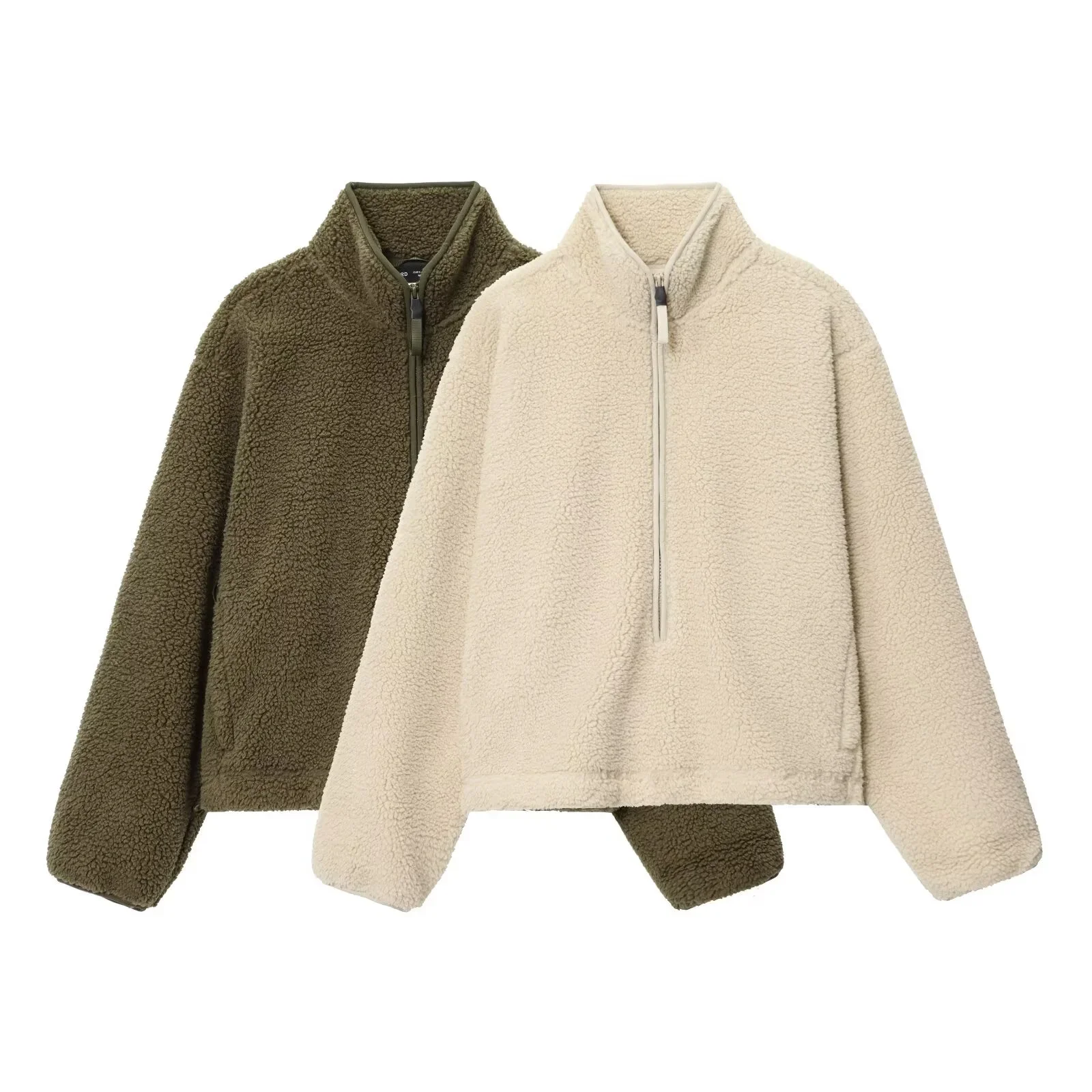 

autumn new women's loose casual fashion temperament simple loose long-sleeved Teddy velvet sports top