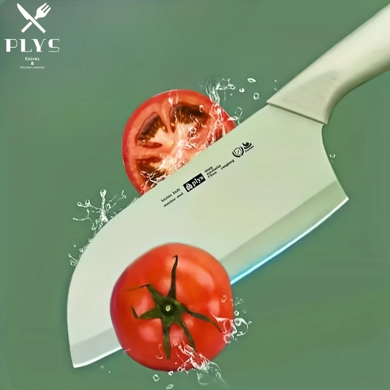 PLYS High Color Slicing Knife Stainless Steel Slicing Knife Gradient Girl Meat Cutter Sharp Kitchen Knives