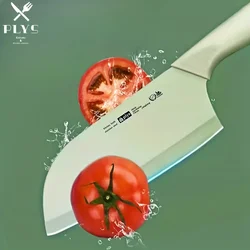 PLYS  High Color Slicing Knife Stainless Steel Slicing Knife Gradient Girl Meat Cutter Sharp Kitchen Knives