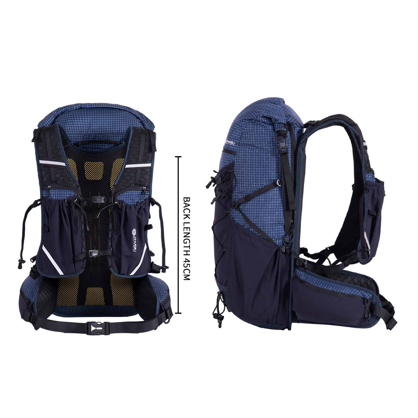 ANMEILU 30L Camping Rucksack Große Kapazität Regensichere Reisetasche Ultraleichte Ergonomische Trekking Tasche Outdoor Wanderrucksack