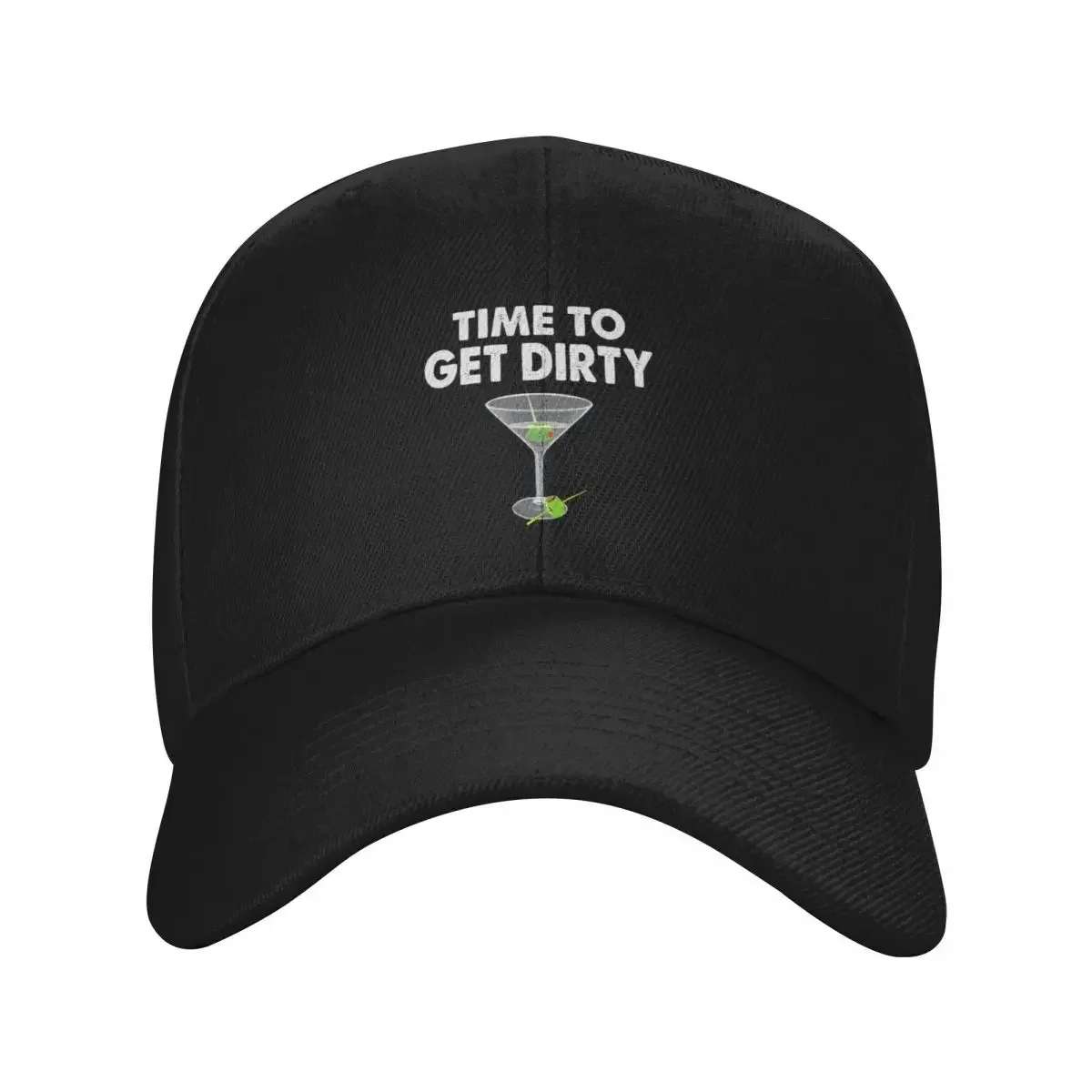 Dirty Martini Ime O Get Dirty Happy Hour Baseball Cap Rugby Hood Rave Visor Women's Beach Outlet Men's