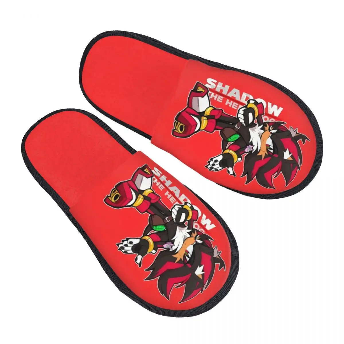 

Custom Hedgehogg Shadow Cartoon House Slippers Women Soft Memory Foam Japanese Game Slip On Bedroom Slipper Shoes