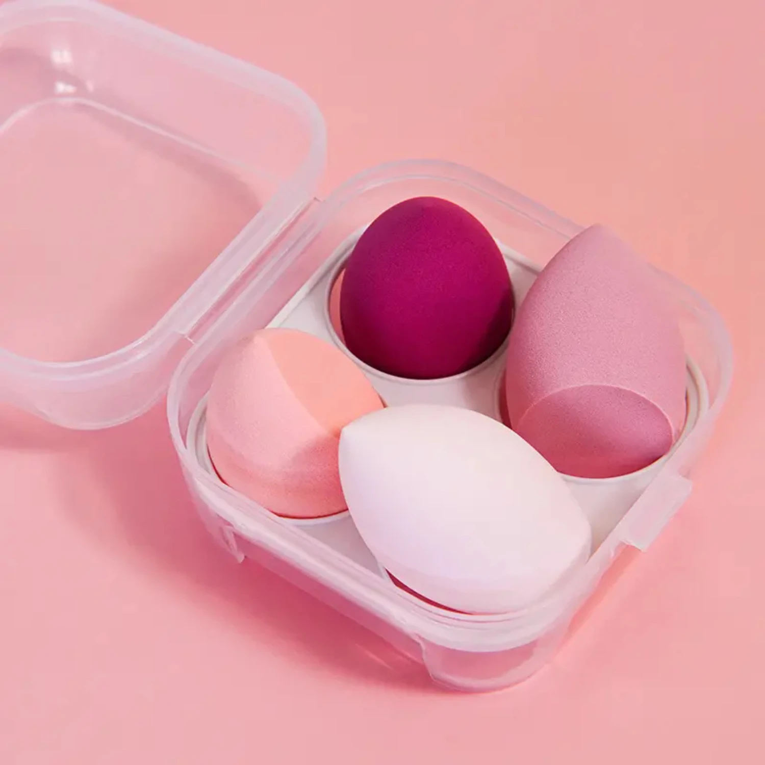 

Incredible High Quality 4pc Makeup Sponge or Powder Puff for Flawless Application, Perfect for Wet or Dry Use. Cosmetic Beauty B