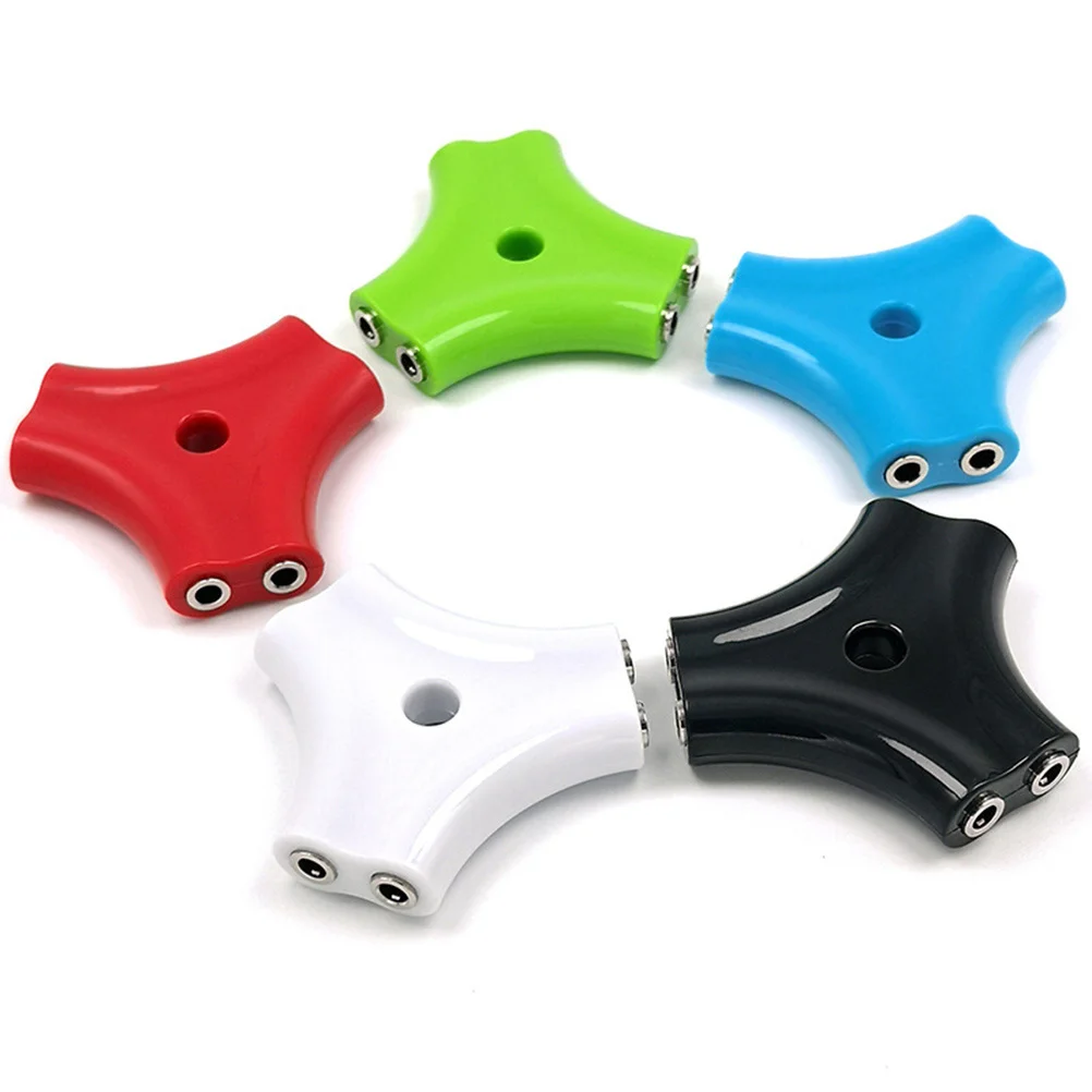 1 tot 5 3,5 mm oortelefoonsplitteradapter 1 meter audiokabel Ondersteuning delen voor meerdere apparaten 3,5 mm 5-poorts splitter voor telefoon