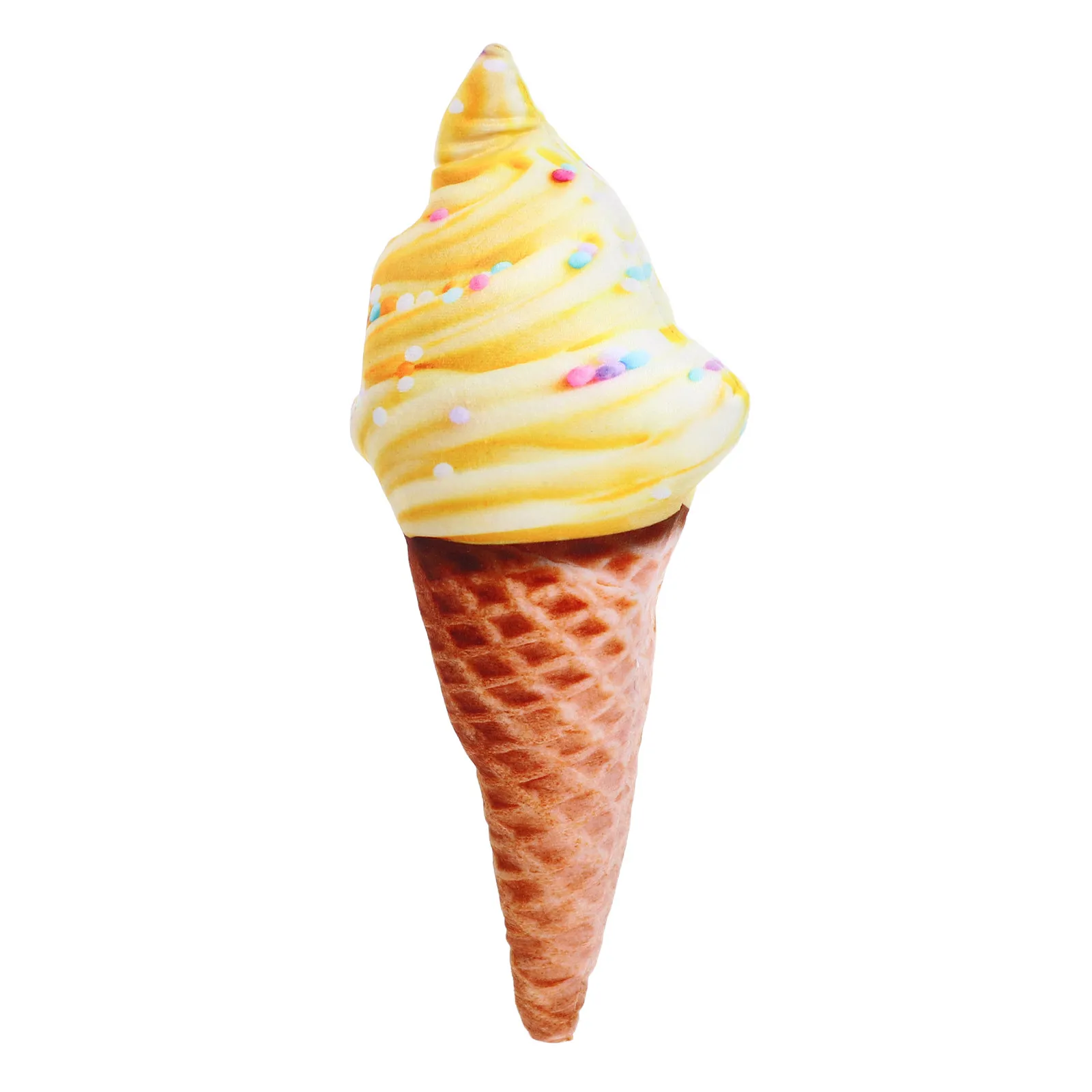 

18-дюймовая милая подушка в форме мороженого, декоративная подушка-сиденье в мультяшном стиле десерта для детской спальни, вечеринок, путешествий