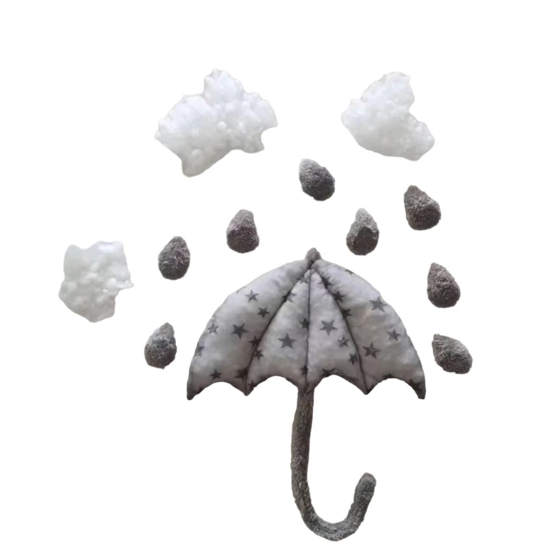 New Newborn Photoshooting Props Cloud Umbrella Set Photo Props Infant Shower Gift