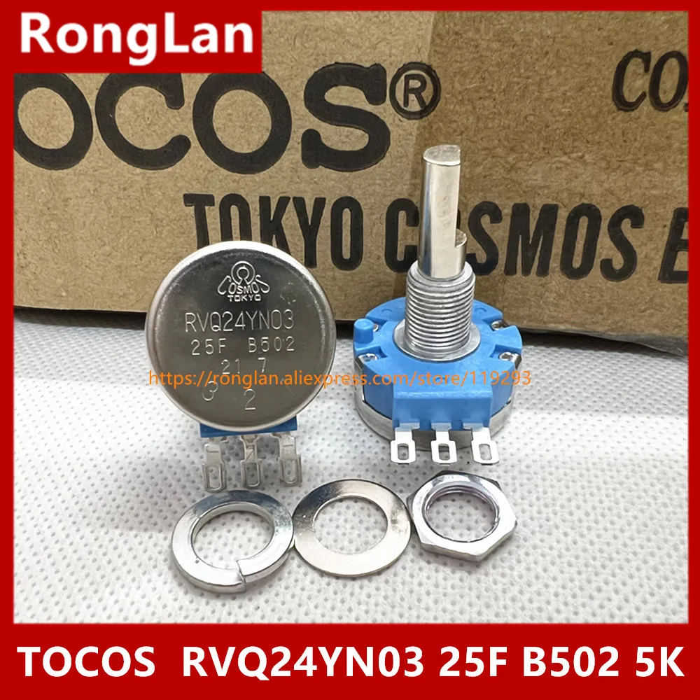 

[BELLA]Imported Japanese original game TOCOS long life potentiometer RVQ24YN03 25F B502 5K--10PCS/LOT