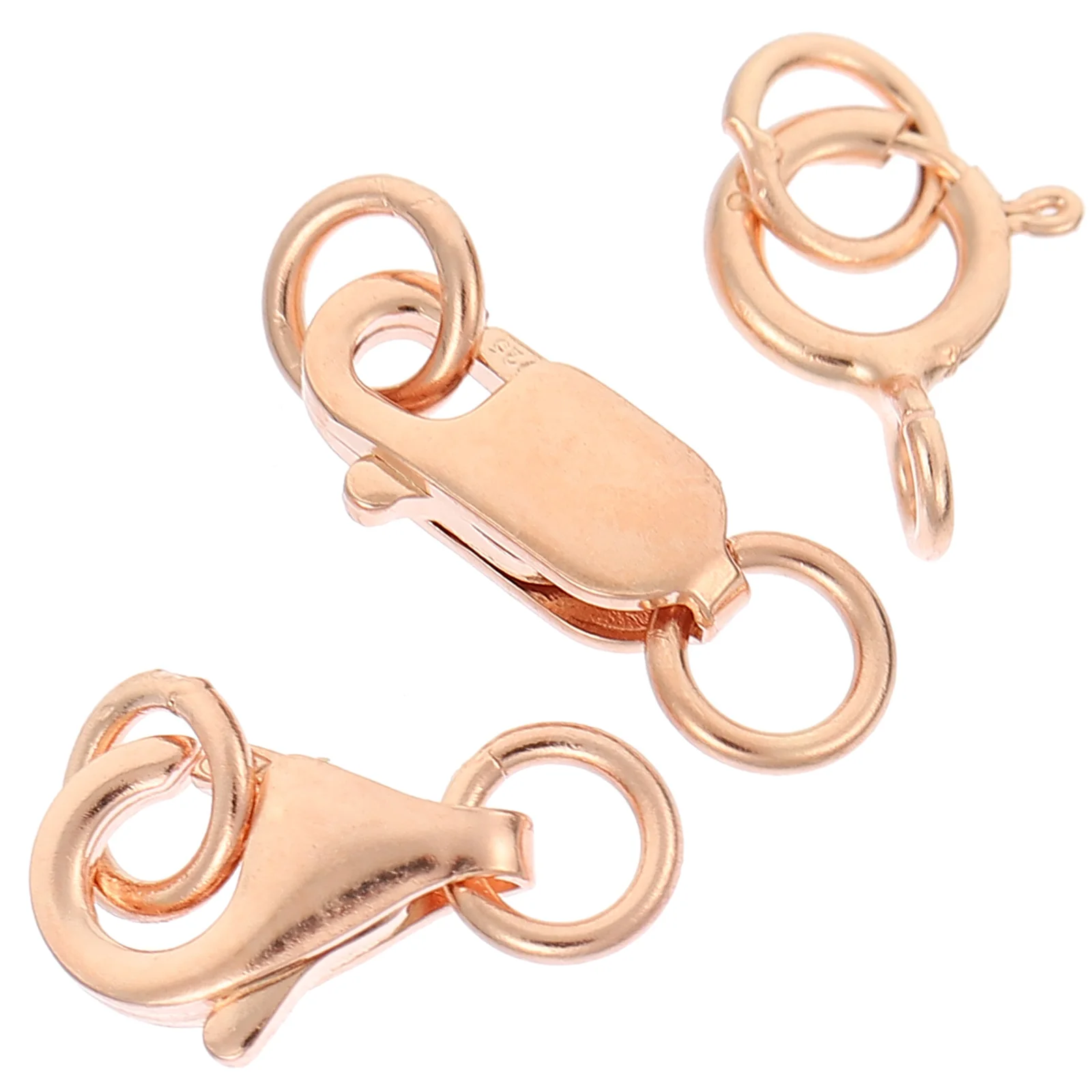 

3 Pcs Necklace Buckles Lobster Clasps DIY Jewelry Making Pearl Clasps Button Kit Accessories Practical Durable Bracelet Crafting