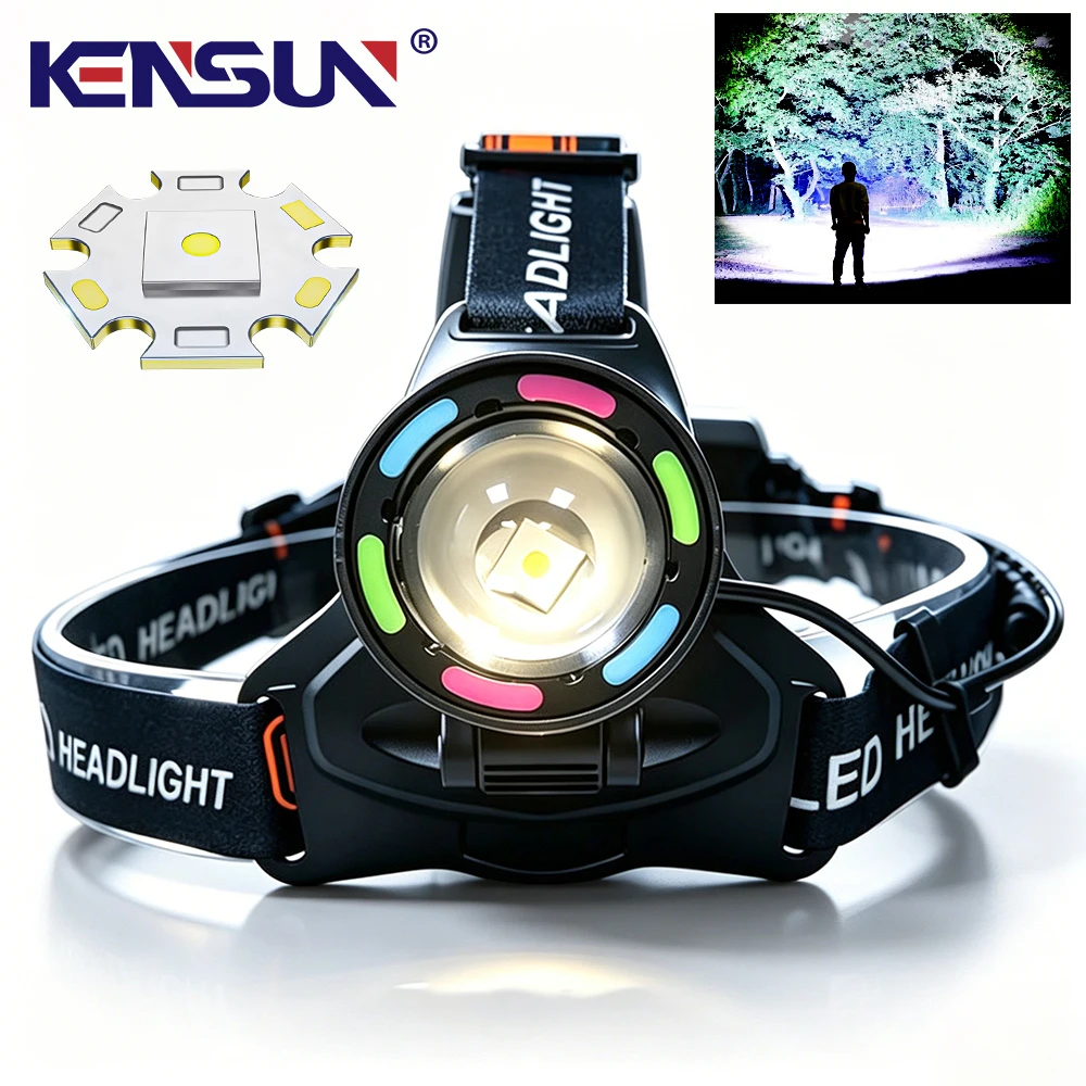 Faro Led De Luz Fuerte 20000000 Lm Potente Faro De Tiro Largo 4000M LáMpara Rec…