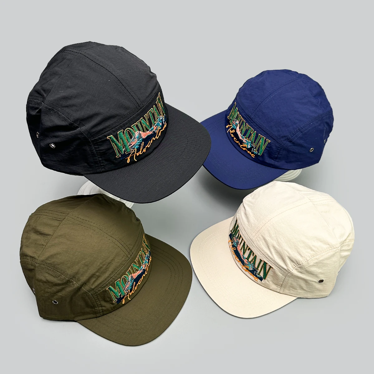 

Mountain Letters Embroidery Baseball Hats New Men Women Sunshade Quick-dry Breathable Versatile Flat Eave Fashion Peaked Caps