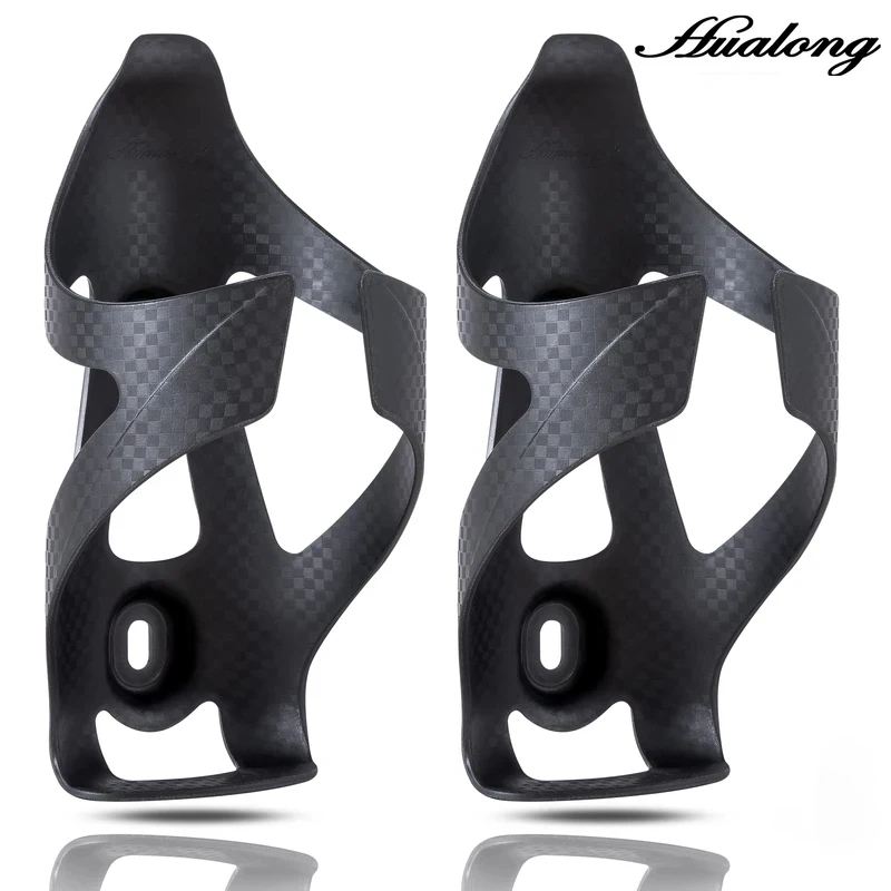 HUALONG Fahrrad-Flaschenhalter aus Nylon mit Carbonfaser – Flaschenhalterung für Rennräder, Mountainbikes und Gravelbikes – Getränkehalter
