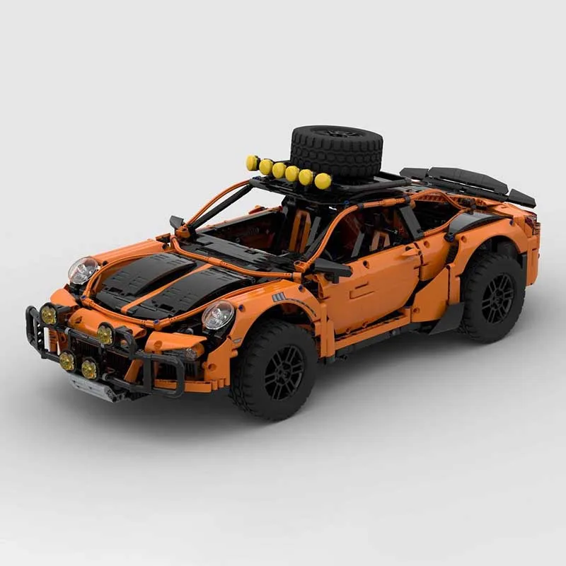 Super Sportwagen Moc Bausteine Dakar Projekt Champion Speed Cars Modell Technologie Modulare Block Spielzeug DIY Set Montage Geschenk