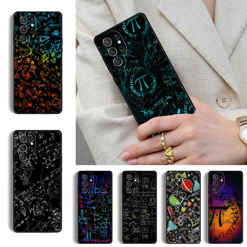 Physics Chemical Mathematics Phone Case for Samsung Galaxy S26 S25 Ultra S24 S23 S22 S21 Plus Note 10 Bumper Cover