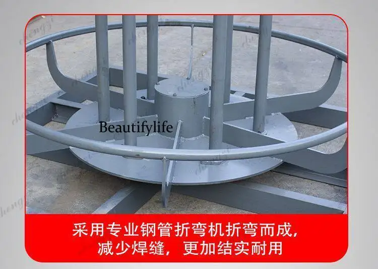 81 special for steel bar coils, discharge, pay-off frame, whole bundle of coils, frame construction machinery can be customized