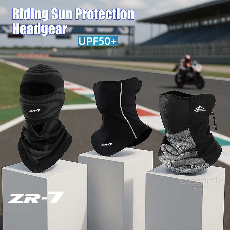 Für Kawasaki ZR-7 / S ZR7 ZR7S 1999-2003 Motorrad Balaclava Sommer Sonnenschutz Motocross Radfahren Mütze Winter Warme Sportmütze