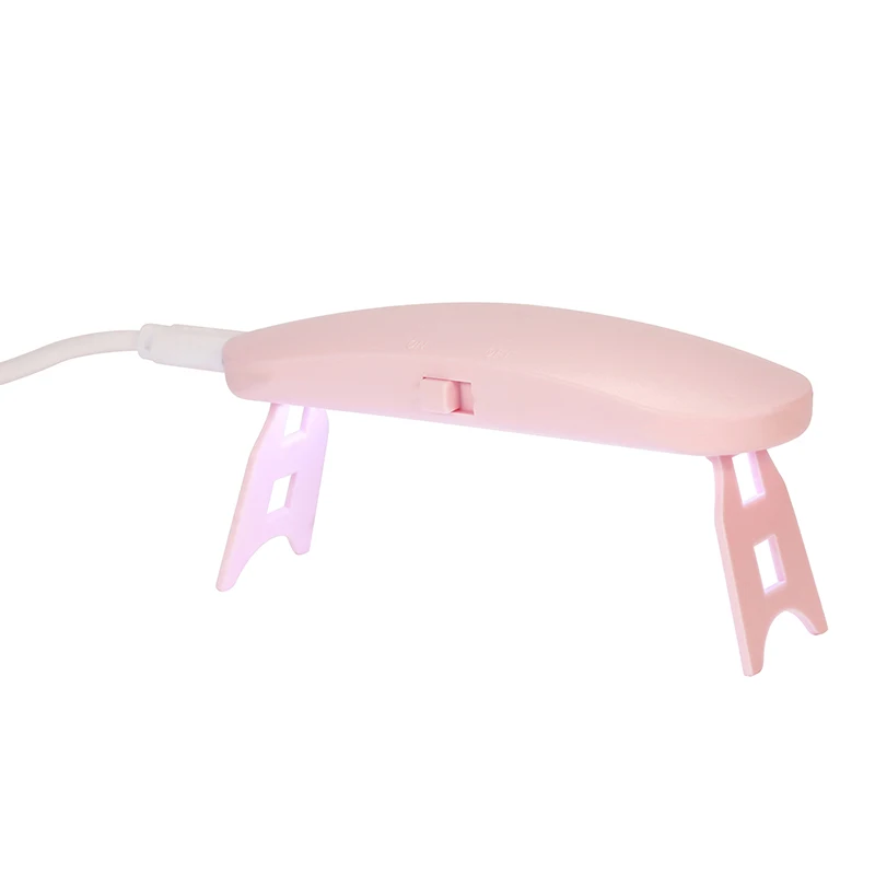 6W Mini UV LED Lamp USB Charging Gel Polish Curing Machine Portable Nail Dryer USB Power Supply UV Lamp