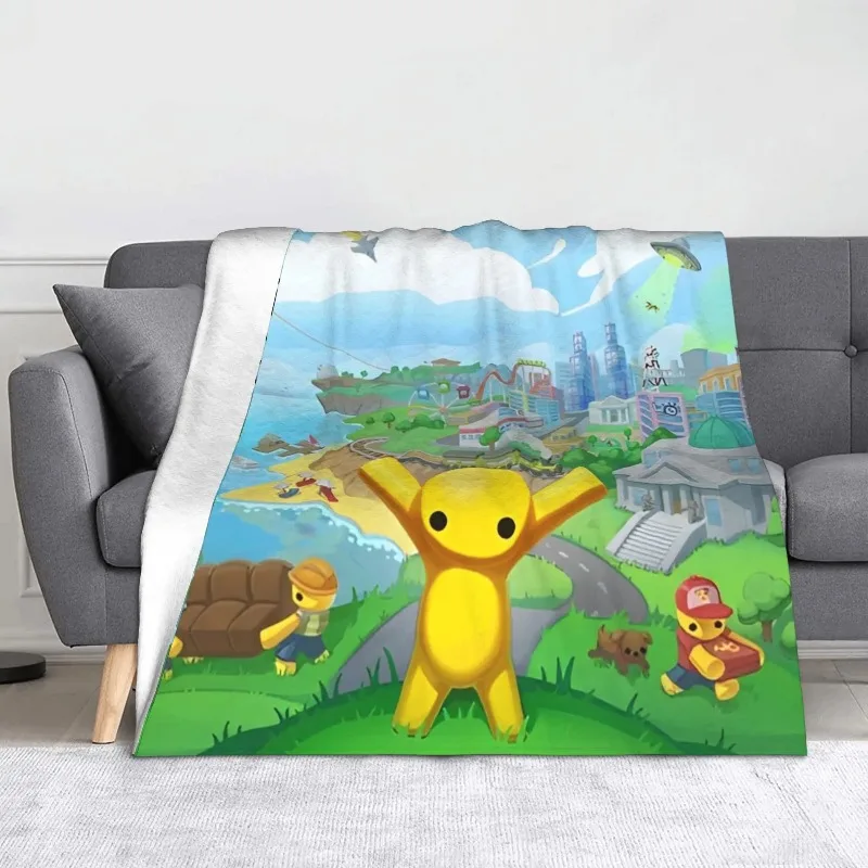 

Wobbly Lifes Flannel Blanket Thickened Cover Soft Warm Skin Friendly Blanket Family Sofa Blanket Flannel Cozy Blankets