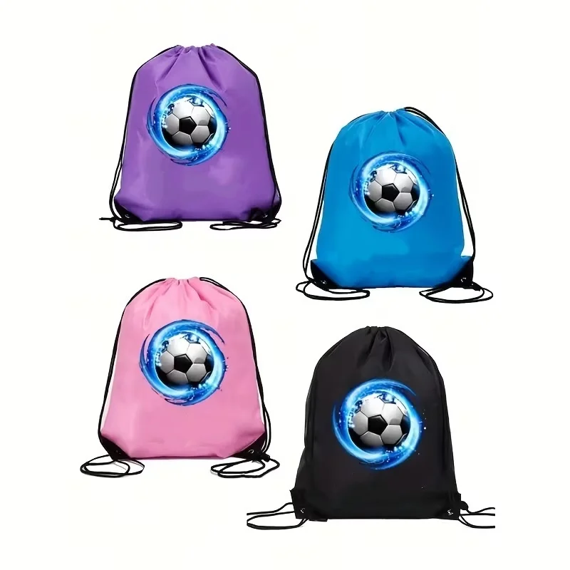 

Повседневный, универсальный и милый (с футбольным принтом) спортивный рюкзак на завязках, идеально подходящий для школьного сезона, подходит для любого случая.