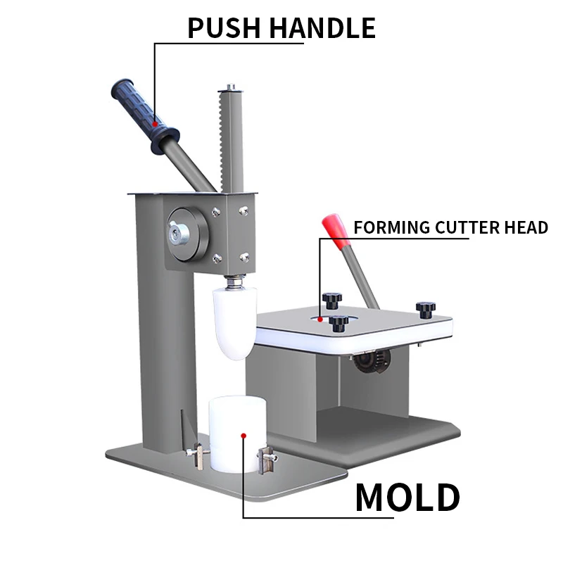 กึ่งอัตโนมัติ Bun Forming Machine เลียนแบบงานฝีมือมัลติฟังก์ชั่นนึ่งยัดไส้ Bun Maker