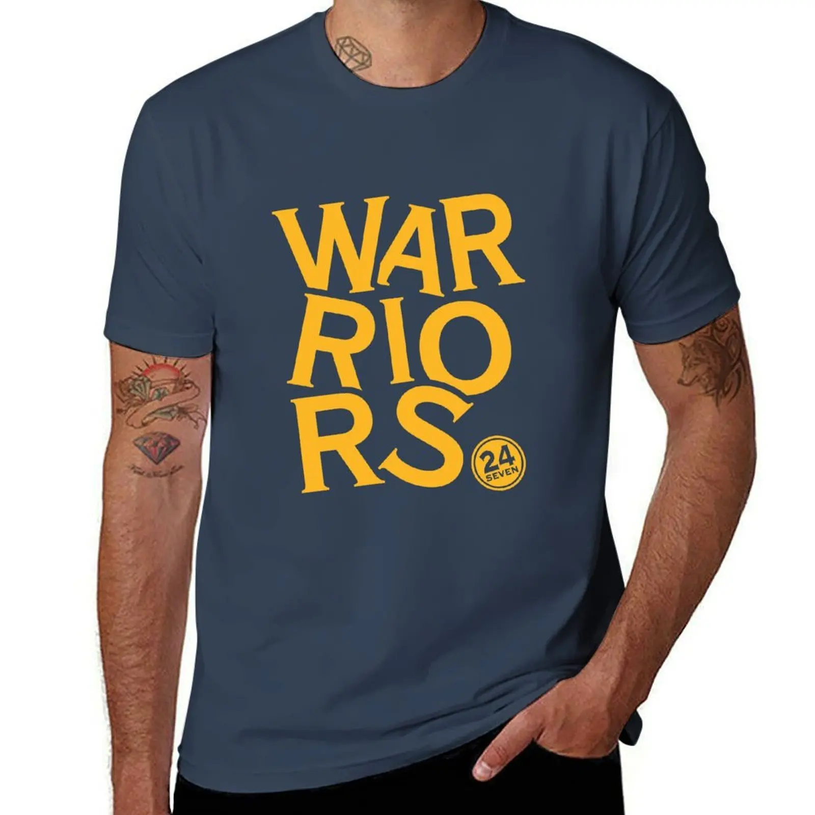 

Warriors24Seven Logo T-Shirt Summer Casual Loose T-Shirt