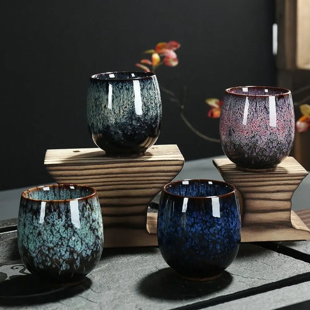 Creative Kung Fu Ceramic Teacup Drinkware Kiln Transformation Tea Bowl Pottery Japanese Style Water Cup