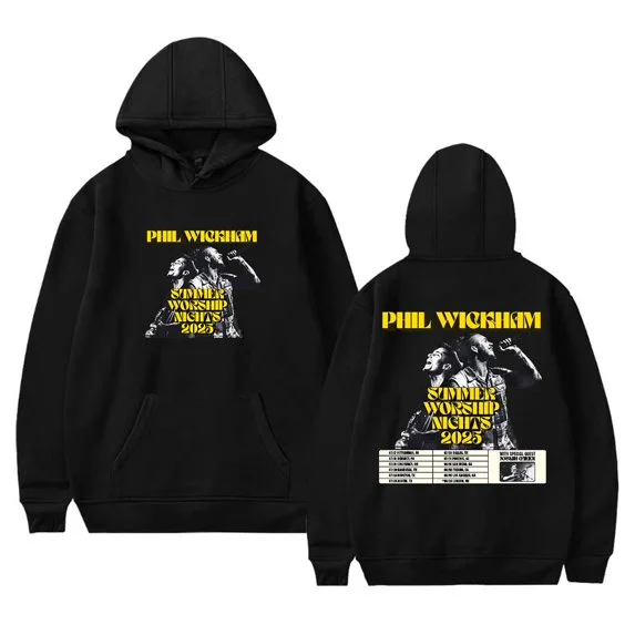 

Phil Wickham Summer Worship Nights Tour Merch Hoodies Women Men Long Sleeve Casual Sweatshirt Clothes