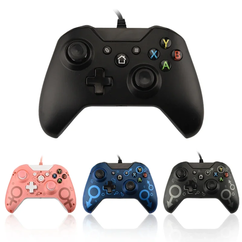 USB Wired Game Controller for Xbox One Slim Portable Dual Vibration Game Joystick Gamepad for Microsoft Xbox One Slim Controller