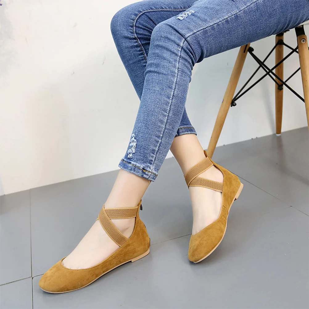 

1Pair Women Casual Sneakers Light Brown Size 41 8.5us 6uk 40eu 10.0215inch Comfortable Breathable Flat Sole Easy to Wear