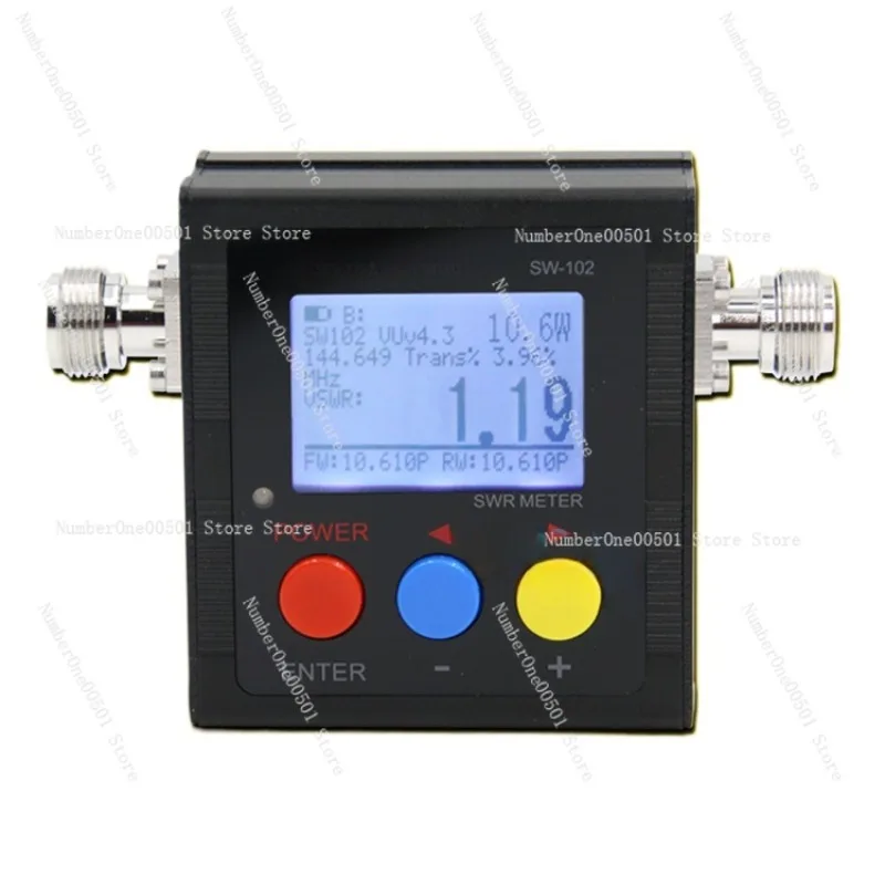 

SW-102 Цифровой VHF/UHF 125-525 МГц Измеритель мощности и КСВ и счетчик частоты Частотомер с цифровым дисплеем