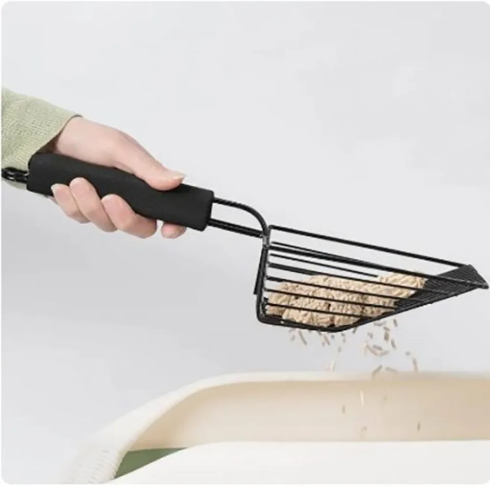 Stainless Steel Cat Litter Scoop Corrosion Prevention Easy To Clean Metal Cat Litter Shovel Anti Oxidation